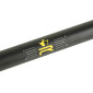GUIDON 50 A BOITE KRM PRO RIDE DIAM 22,2mm ALU NOIR/JAUNE 3760382284418