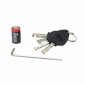 ANTIVOL BLOQUE DISQUE ARMLOCK CK9 INOX AVEC ALARME SONORE DIAM 10mm 120 Db (CLASSE SRA) (GARANTIE 10 ans) 3700948258798