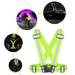BRETELLES/GILET/BANDE REFLECHISSANTE/FLUORESCENTE DE SECURITE CORPORELLE TAILLE UNIQUE -P2R- 3700948284469