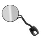 RETROVISEUR MOTO / QUAD / SCOOT UNIVERSEL ENDURO REPLIABLE GAUCHE NOIR (AVEC COLLIER) (HOMOLOGUE CE) -P2R- 3700948285244