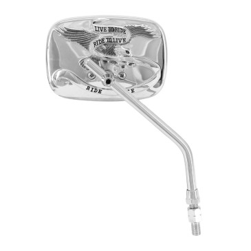 RETROVISEUR MOTO VICMA CUSTOM EAGLE SPIRIT RECTANGULAIRE REVERSIBLE M10/125 CHROME 8430525006522