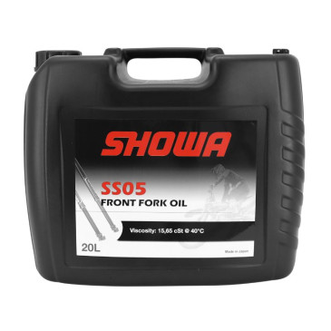 HUILE DE FOURCHE SHOWA SS05 VISCOSITE 15,65 cSt A 40° 5W (20L) (VENDU A L'UNITE) 3700948251591