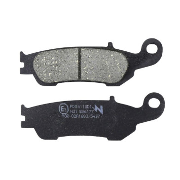 PLAQUETTE DE FREIN NEWFREN POUR YAMAHA 125 YZ 2008>2024, 250 YZ 2008>2023, 450 YZ F 2016>2024 AV / FANTIC 125 XE 2021>, 250 XEF 2021> AV (L 94.5mm - H 32mm - P 7.5mm) (FD0411SD) (DIRT ORGANIC) 8025832416005