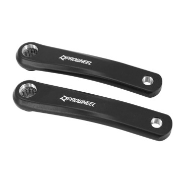 MANIVELLE DROITE + GAUCHE VAE / E-BIKE LONGUEUR 165mm ALU NOIR MINI ISIS POUR MOTEUR BOSCH GEN 3 (PAIRE)