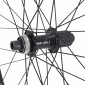 ROUE VTT 27.5" KLIXX DISQUE TUBELESS READY ARRIERE NOIR MOYEU SHIMANO MT400 11/10/9V. CENTERLOCK AXE TRAVERSANT 12/142 RAYONS NOIRS 3700948289655