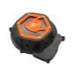 CARTER ALLUMAGE 50 A BOITE KRM PRO RIDE POUR MINARELLI 50 AM6/BETA 50 RR/RIEJU 50 MRT/SHERCO 50 SM-R, SE-R NOIR/ORANGE (PARTIE ALU REVERSIBLE) 3760382283954