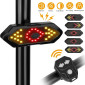 ECLAIRAGE VELO / TROTTINETTE USB ARRIERE SUR TIGE DE SELLE - HAUBANS - ESSIEUX ARRIERE DE TROTTINETTE A LED (CLIGNOTANT INTEGREE + TELECOMMANDE FIXATION GUIDON) -P2R- 3700948289112