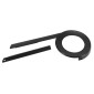 PARE/CARTER CHAINE HERRMANS POUR MOTEUR BOSCH 38 DTS DIAM 118 mm L 319 mm NOIR MAT 6438534003763