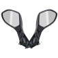 RETROVISEURS ORIGINE PIAGGIO 125-250-500 X9 (REMPLACE LES REFERENCES AUTRES COULEURS) NOIR (PAIRE) -CM02590300ND-