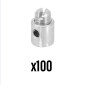 SERRE CABLE DE GAZ CYCLO DIAM 5,5 mm - LONG 6 mm - DKV (BOITE DE 100) (ALGI 00428000-025) 3284660129661