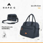 SACOCHE ARRIERE VELO HAPO.G VELOTAF BLEU FIXATION PORTE BAGAGE (28x34x15cm) 3104889922808