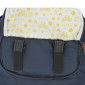 SACOCHE ARRIERE VELO HAPO.G VELOTAF BLEU FIXATION PORTE BAGAGE (28x34x15cm) 3104889922808