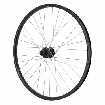 ROUE VTT / CARGO / VAE / E-BIKE / LONGTAIL DISQUE BLOCAGE 27.5" VELOX KARGO L ARRIERE NOIR MOYEU SHIMANO DEORE M475 DISQUE 6 TROUS CASSETTE 11/10/9/8V JANTE 25C 32 RAYONS INOX POIDS MAX 225KGS 3660429071479