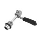 BLOCAGE RAPIDE DE SELLE ERGOTEC ACIER NOIR/CHROME M8 x 55 mm (VENDU A L UNITE) 4016538032488