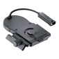 SUPPORT PINCE UNIVERSELLE POUR SMARTPHONE/TELEPHONE SP CONNECT VENDU A L'UNITE NOIR SYSTEME DE FIXATION SPC+ (ECARTEMENT 60 A 86 mm CHARGEUR INTEGRE) 4028017528122