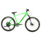 VELO MUSCULAIRE VTT 26 LEADER FOX FACTOR 2025 VERT FLUO MAT 9V CADRE 16 POUCES (TAILLE ENFANT 148 à 156 cm) 8592826103253
