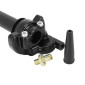 THROTTLE HANDLE FOR MOTORBIKE - CROSS/OFF ROAD DOMINO 2203 Type - 2 stroke Black - Short stroke -P2R- 3700948258804