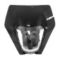 PLAQUE PHARE/TETE DE FOURCHE MOTO TYPE KTM 2.0 NOIR (HOMOLOGUE CE) (LED) 3700948285435