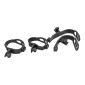 PLAQUE PHARE/TETE DE FOURCHE MOTO TYPE KTM 2.0 NOIR (HOMOLOGUE CE) (LED) 3700948285435