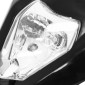 PLAQUE PHARE/TETE DE FOURCHE MOTO UNIVERSEL TYPE KTM NOIR (AMPOULE) -P2R- ** 3700948286227
