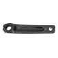 MANIVELLE DROITE + GAUCHE VAE / E-BIKE LONGUEUR 165mm ALU NOIR POUR MOTEUR BAFANG M500, M600 (PAIRE)