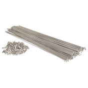 RAYON INOX ARGENT VELOX MACH1 2mm L 272mm TETE COUDEE AVEC ECROU (BOITE DE 100) 3700948298664