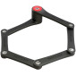 ANTIVOL VELO PLIABLE/PLIANT A CLE SEATYLOCK CLIPSTER 75cm NOIR/ROUGE TYPE COUTEAU - HOMOLOGUE FUB 1 ETOILE 5060967810031