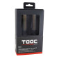 CLIGNOTANT SEQUENTIEL MOTO TAAC FR11 18 LEDS FUME/NOIR AVEC FONCTION FEU DE POSITION AVANT (M8 / LONG 92mm / H 24mm) (PAIRE) QUALITE PREMIUM -HOMOLOGUE ECE- 8026492167436