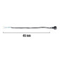 CLIGNOTANT MOTO TAAC FR15 7 LEDS FUME/NOIR ALU (M10 / LONG 42mm / H 27mm) (PAIRE) QUALITE PREMIUM -HOMOLOGUE ECE- 8026492167474