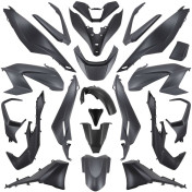 CARROSSERIE/CARENAGE MAXISCOOTER ADAPTABLE HONDA 125-350 FORZA 2021> GRIS FONCE (KIT 22 PIECES) -P2R- 3700948267288