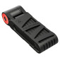 ANTIVOL VELO PLIABLE/PLIANT A CLE SEATYLOCK FOREVER 90cm NOIR/ROUGE TYPE COUTEAU - HOMOLOGUE FUB 2 ETOILES 5060967810109