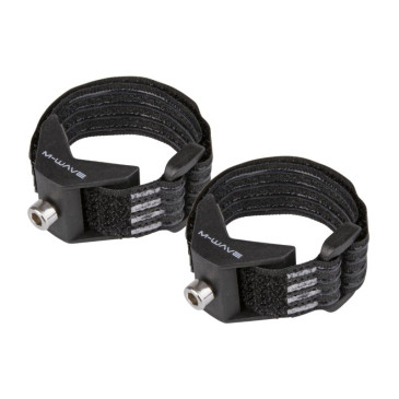 SUPPORT FIXATION PORTE BIDON NOIR SUR VELCRO POUR VELO MUSCULAIRE ET VAE 887539028404