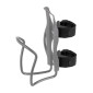 SUPPORT FIXATION PORTE BIDON NOIR SUR VELCRO POUR VELO MUSCULAIRE ET VAE 887539028404
