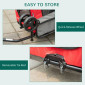 CARGO BICYCLE TRAILER- MAX LOAD 45Kg - RED - Wheels 12" - ASSEMBLY ON REAR WHEEL AXLE - FOR PETS or LUGGAGE- Both side opening - Supplied with an other arm. 3700948209158