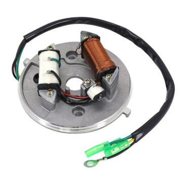 STATOR ALLUMAGE CYCLO ADAPTABLE MBK 51 ELECTRONIQUE AVEC PLATINE -P2R- 3700948104859