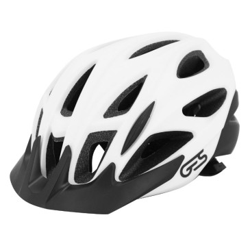 MTB ADULT HELMET - GES REVO SILVER- IN-MOLD - EURO 58-61 VISOR , FIT-SYSTEM (IN BOX) 8435274966233