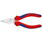 PINCE UNIVERSELLE PRO KNIPEX DEMI RONDE 145mm CHROME AVEC POIGNEE ERGONOMIQUE (08 25 145) -MADE IN GERMANY- 4003773078975
