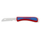COUTEAU ELECTRICIEN PLIANT PRO KNIPEX LAME EN ACIER INOXYDABLE AVEC POIGNEE ERGONOMIQUE (16 20 50 SB) -MADE IN GERMANY- 4003773082705