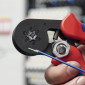 PINCE A SERTIR PRO KNIPEX AUTO-AJUSTABLE POUR EMBOUT DE CABLE 180mm AVEC POIGNEE ERGONOMIQUE (97 53 14) -MADE IN GERMANY- 4003773041474