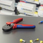 PINCE A SERTIR PRO KNIPEX AUTO-AJUSTABLE POUR EMBOUT DE CABLE 180mm AVEC POIGNEE ERGONOMIQUE (97 53 14) -MADE IN GERMANY- 4003773041474