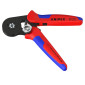 PINCE A SERTIR PRO KNIPEX AUTO-AJUSTABLE POUR EMBOUT DE CABLE 180mm AVEC POIGNEE ERGONOMIQUE (97 53 14) -MADE IN GERMANY- 4003773041474