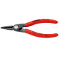 PINCE A CIRCLIPS INTERIEUR PRO KNIPEX 140mm DIAM CIRCLIPS 8 A 13mm GRIS ANTIROUILLE POINTE 0,9mm (DROITE) (48 11 J0) -MADE IN GERMANY- 4003773048510