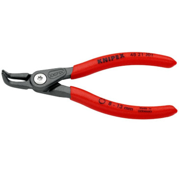 PINCE A CIRCLIPS INTERIEUR PRO KNIPEX 130mm DIAM CIRCLIPS 8 A 13mm GRIS ATRAMENTISEE (COUDEE) (48 21 J01) -MADE IN GERMANY- 4003773048619