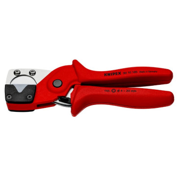 COUPE-TUBE GAINE ET DURITE PRO KNIPEX 185mm CAPACITE DE COUPE DIAM 4 A 20mm (90 10 185) -MADE IN GERMANY- 4003773084846