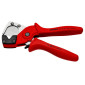 COUPE-TUBE GAINE ET DURITE PRO KNIPEX 185mm CAPACITE DE COUPE DIAM 4 A 20mm (90 10 185) -MADE IN GERMANY- 4003773084846