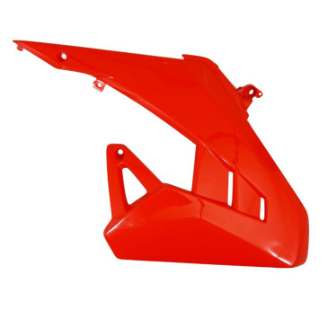 CARENAGE/DEFLECTEUR RESERVOIR DROIT ORIGINE PIAGGIO 50 RX, SX APRILIA 2018> ROUGE -2B004325000W5R-
