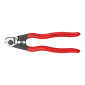 PINCE COUPE CABLE PRO KNIPEX ROBUSTE 190mm CHROME POUR CABLE DIAM 2,5 à 7mm (95 61 190) -MADE IN GERMANY- 4003773040651