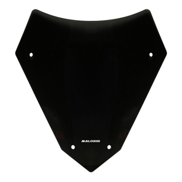 PARE-BRISE/SAUTE VENT MAXISCOOTER POUR YAMAHA 125 XMAX 2023>, 300 XMAX 2023> FUME FONCE (H 330 mm x L 310 mm) -MALOSSI- 3700948298169