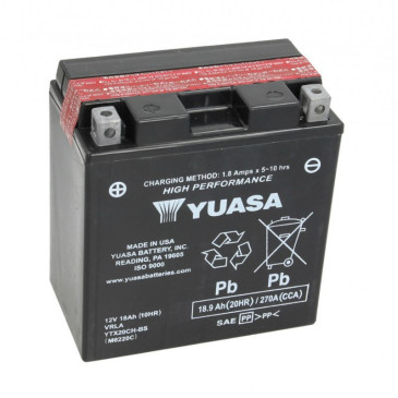 BATTERY (12V YTX 20AH-BS) "PIAGGIO GENUINE PART" MOTO-GUZZI 1200 BREVA, GRISO -GU05704531-