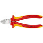 PINCE A DENUDER COUPANTE PRO KNIPEX COMPACT 160mm CHROME POIGNEE ISOLEE CERTIFIEES VDE (13 96 200) -MADE IN GERMANY - 4003773040279